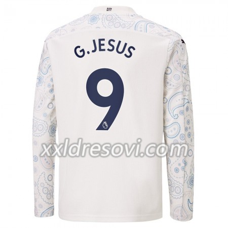 Manchester City G.Jesus 9 Treći Nogometni Dres 2020-2021 Dugim Rukavima